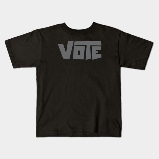 vote Kids T-Shirt by Midnight Run Studio